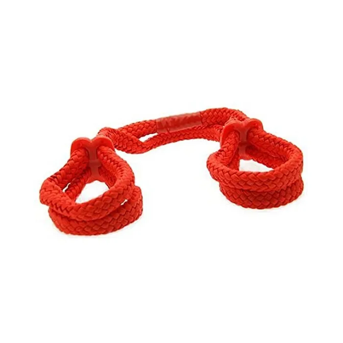 Ff Silk Rope Love Cuffs Red Fairvillacom Vibrators