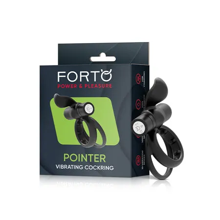 Forto Pointer Vibrating Cockring Black Fairvillacom Anal