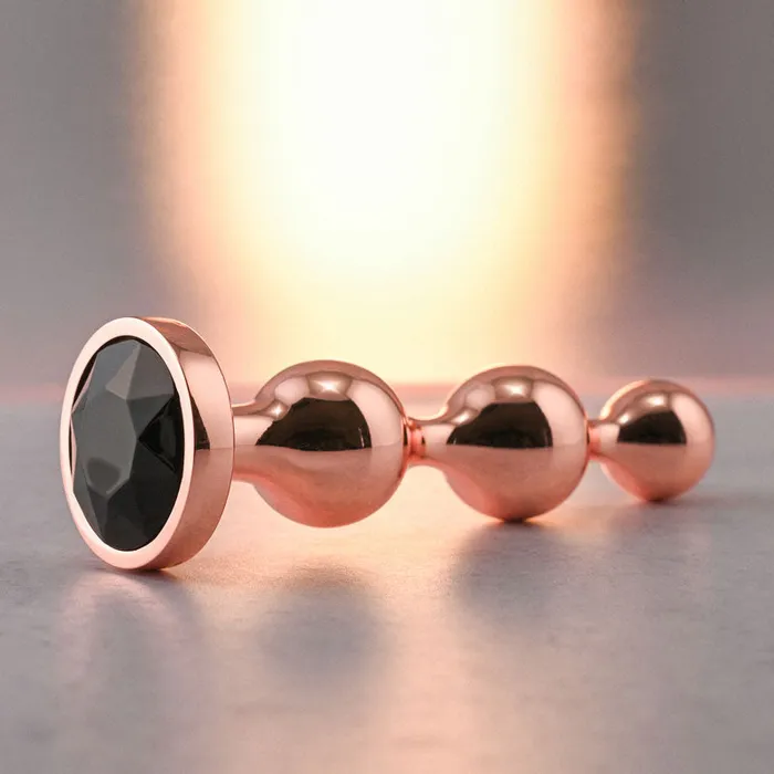 Gender X GOLD DIGGER Small Butt Plug with Black Gem Base ShhhWndsr Anal Gender X GOLD DIGGER Small Butt Plug with Black Gem Base ShhhWndsr Anal