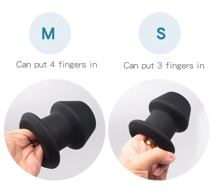 HUGE Hollow Anal Plugs for anal play in 3 sizes ShhhAE Anal