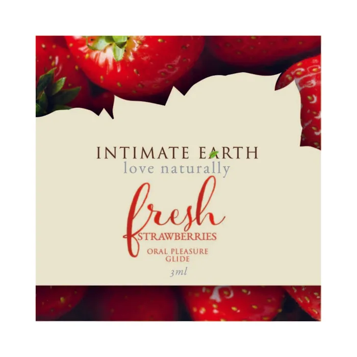 Intimate Earth Fresh Strawberry 3ml Foil Fairvillacom Vibrators