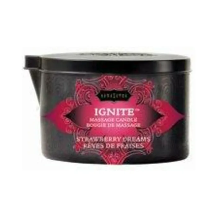 Kama Sutra Massage Candle Strawberry Dreams 6oz Fairvillacom Couples