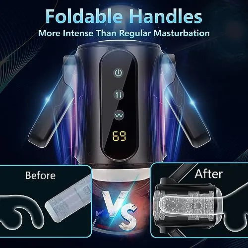 KERERO Automatic Male Masturbator Sex Toy with 9 Thrusting Vibration Settings Amortoy Male Sex Toys KERERO Automatic Male Masturbator Sex Toy with 9 Thrusting Vibration Settings Amortoy Male Sex Toys