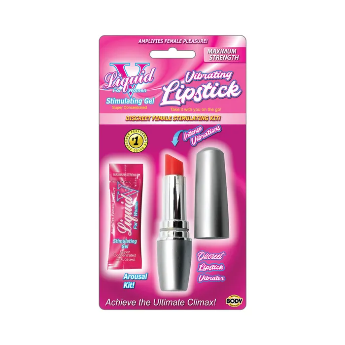 Liquid V Vibrating Lipstick Kit Fairvillacom Couples