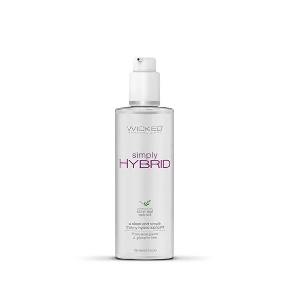 Lubricants ShhhWndsr Wicked Simply Hybrid Hybrid Blended Lubricant 120 ml 4 oz Bottle Lubricants ShhhWndsr Wicked Simply Hybrid Hybrid Blended Lubricant 120 ml 4 oz Bottle