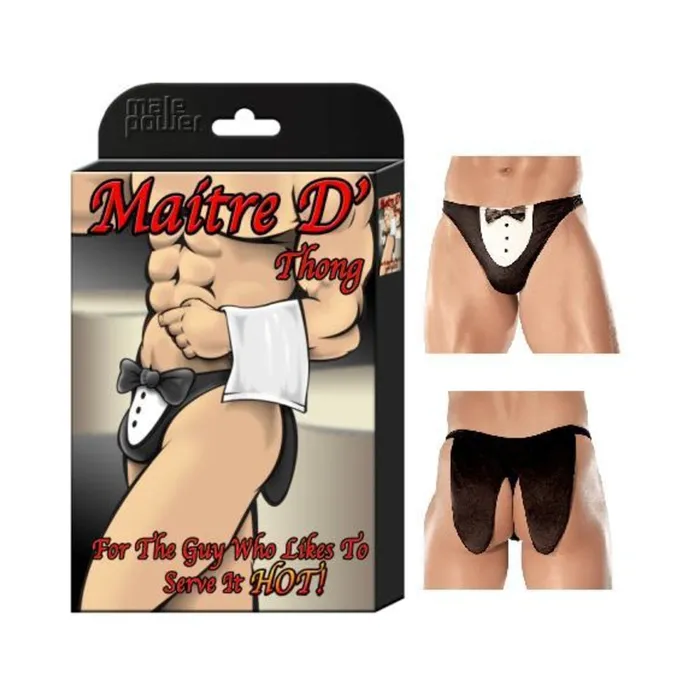 Male Power Maitre D Thong Underwear Fairvillacom Male Sex Toys