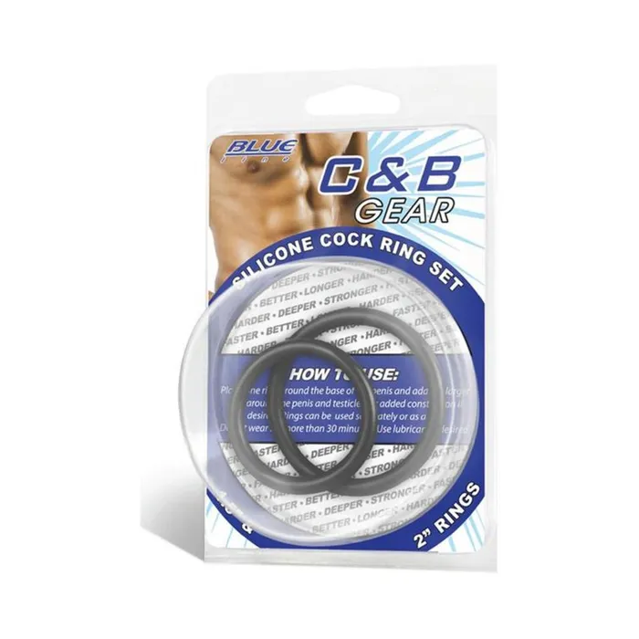 Male Sex Toys Fairvillacom Cb Gear Silicone Cock Ring Set Blue