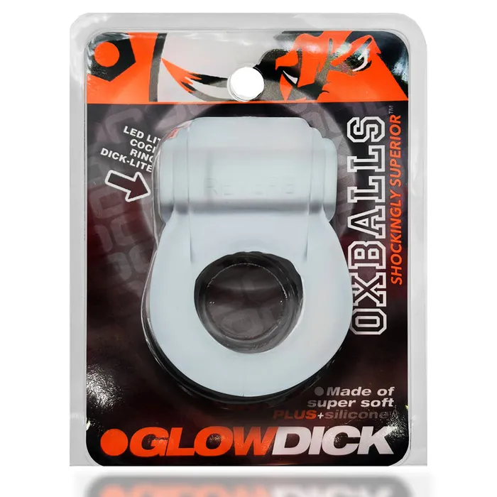 Male Sex Toys Fairvillacom Glowdick Cockring With Led Clear Ice