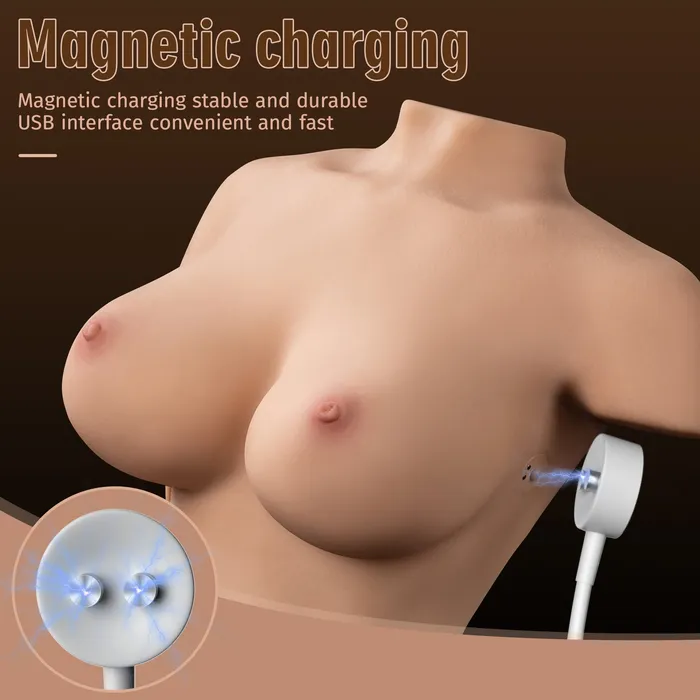 Male Sex Toys KERERO Fiona Sucking Vibrating Sex Doll 40lb 18kg