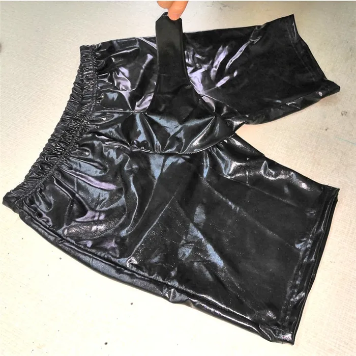 Male Sex Toys Latex shorts with integrated dick sleeve ShhhOb