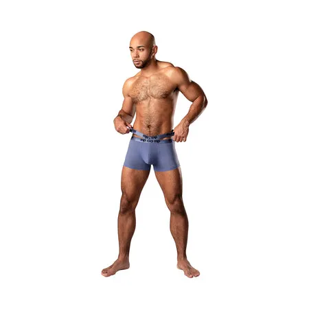 Male Sex Toys Male Power Infinite Comfort Amplifying Strappy Pouch Short Periwinkle L Male Power