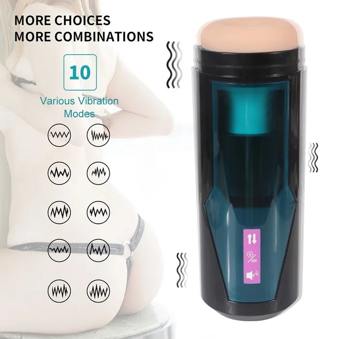 Male Sex Toys ShhhHS Hismith HSA51F Male Masturbator Vibrating Thrusting