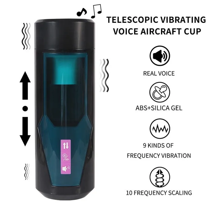 Male Sex Toys ShhhHS Hismith HSA51F Male Masturbator Vibrating Thrusting