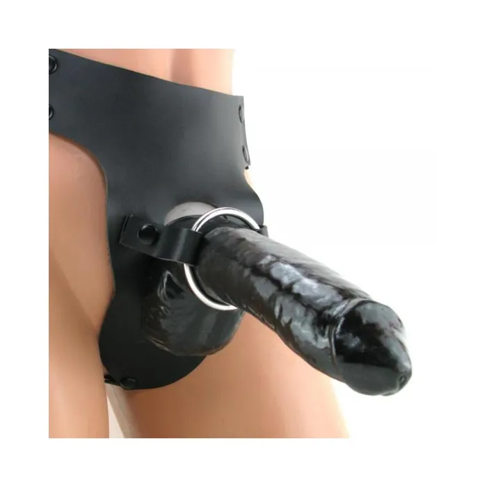 Mr Big Hollow 8 inches Strap On Black Fairvillacom Dildos