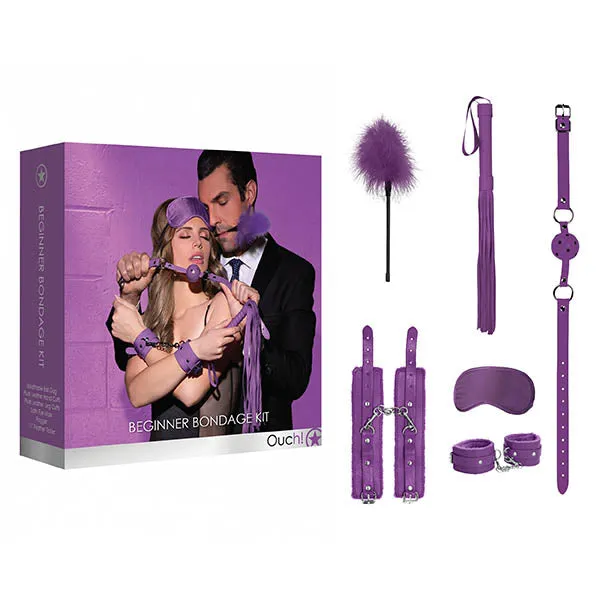 Ouch Brand Beginners Bondage Kit Purple ShhhWndsr Couples