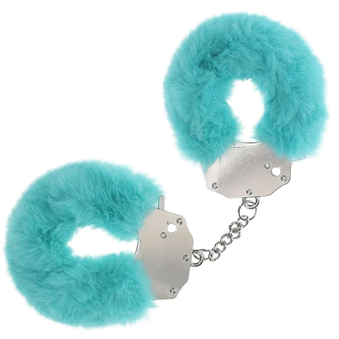 OUCH HeavyDuty Fluffy Cuffs Blue ShhhWndsr Couples