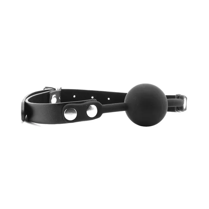 Ouch Silicone Ball Gag Black OS Fairvillacom Anal