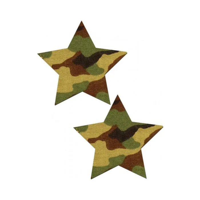 Pastease Camo Star Pasties OS Fairvillacom Vibrators