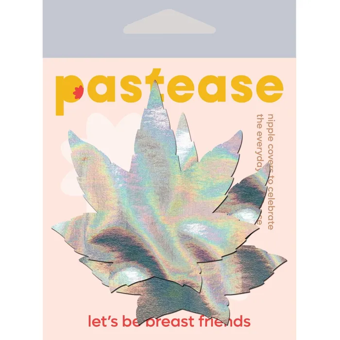 PASTEASE INDICA POT LEAF SILVER HOLOGRAPHIC PASTIES Fairvillacom Anal