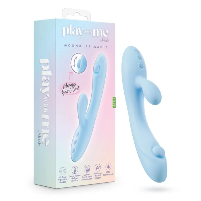 Play With Me Moondust Magic 203 cm USB Rechargeable Rabbit Vibrator ShhhWndsr Female Sex Toys