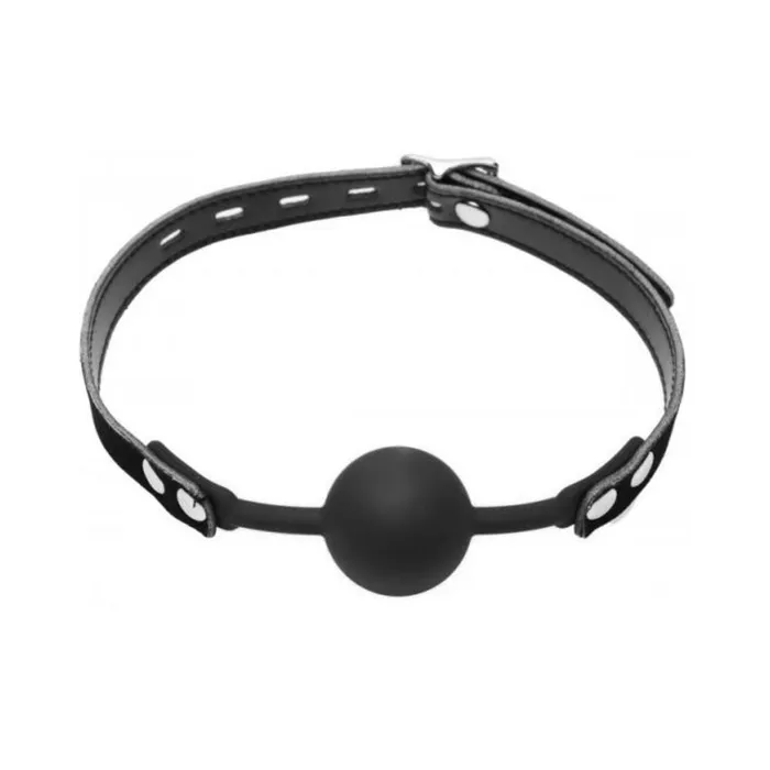 Premium Hush Silicone Comfort Ball Gag Black Fairvillacom Anal