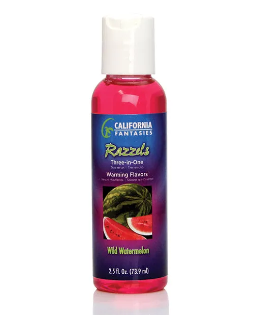 Razzels Warming Lubricant 25 oz Wild Watermelon Fairvillacom Lubricants