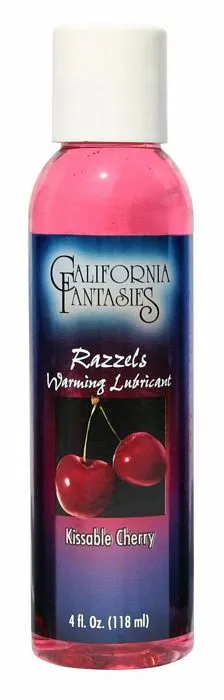 Razzels Warming Lubricant 4 oz Kissable Cherry Fairvillacom Lubricants