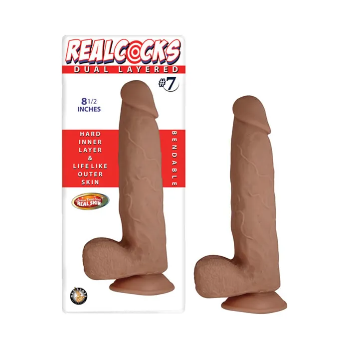 Real Cocks Dual Layered 7 85 inches Dildo Fairvillacom Dildos