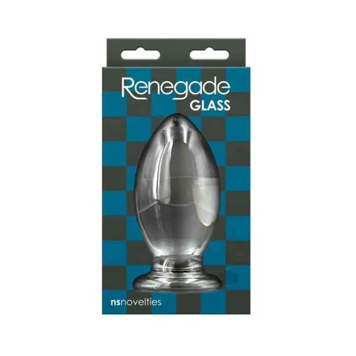 Renegade Glass Bishop Anal Plug Clear Fairvillacom Anal