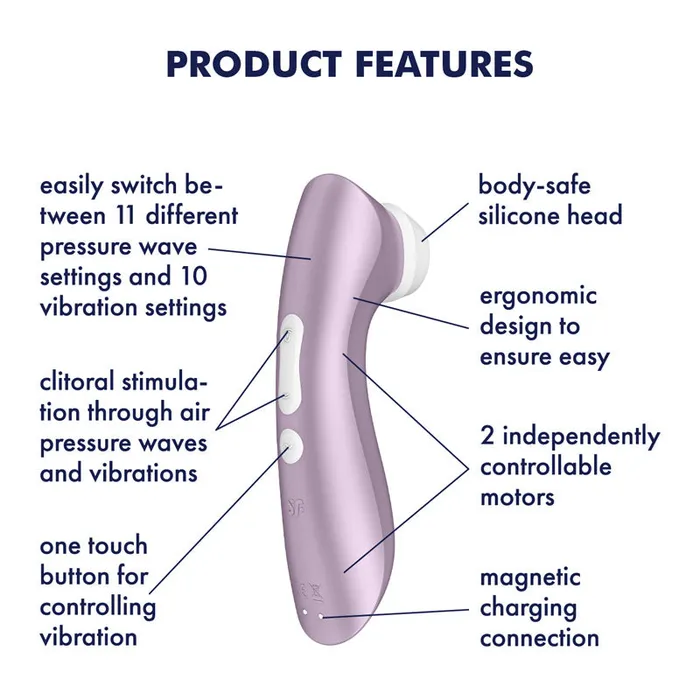 Satisfyer Pro 2 Clit Stimulator Pink ShhhWndsr Vibrators Satisfyer Pro 2 Clit Stimulator Pink ShhhWndsr Vibrators