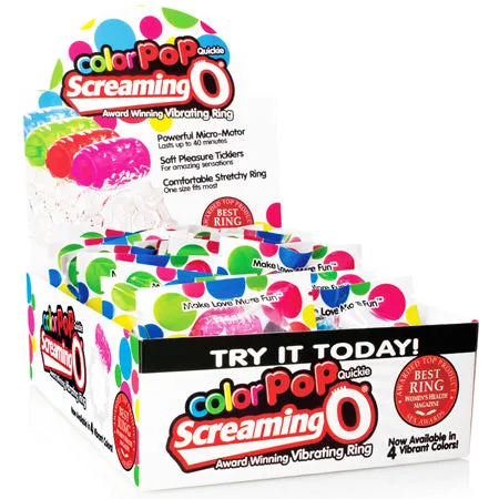 Screaming O Color Pop Quickie Asst Colors Box of 24 Fairvillacom Anal