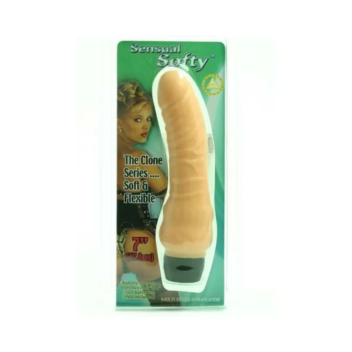 SENSUAL SOFTY 7 INCH DONG FLESH Fairvillacom Dildos