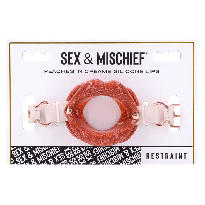 Sex Mischief Peaches n Creame Silicone Lips Open Mouth Gag ShhhWndsr Female Sex Toys Sex Mischief Peaches n Creame Silicone Lips Open Mouth Gag ShhhWndsr Female Sex Toys