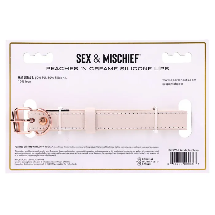 Sex Mischief Peaches n Creame Silicone Lips Open Mouth Gag ShhhWndsr Female Sex Toys Sex Mischief Peaches n Creame Silicone Lips Open Mouth Gag ShhhWndsr Female Sex Toys