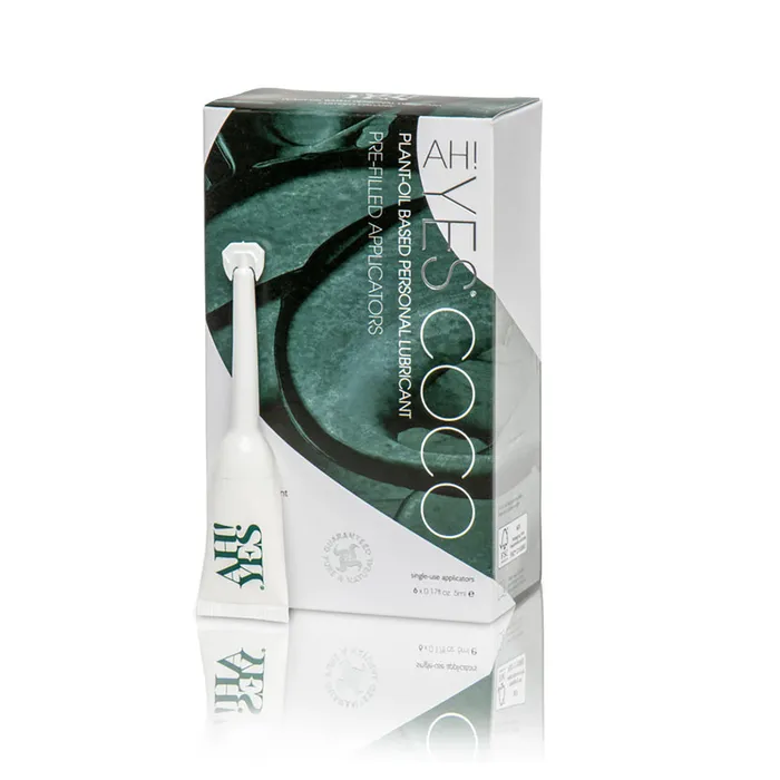 Sexual Health Wellbeing AH YES COCO PlantOil Lubricant 017oz 6pk AH YES