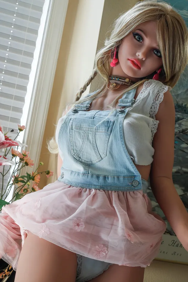 ShhhAS Male Sex Toys Raven 161cm tall Blonde sex doll with Light Tan skin tone B83 x W59 x H82cm