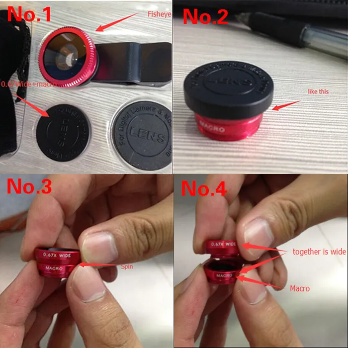Shhhep Phone camera accessory kit for iPhones 7 piece Couples