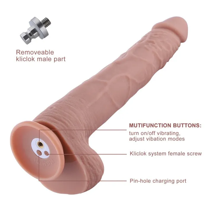 ShhhHS Female Sex Toys Hismith HSA69 HUGE 30cm Vibrating Dildo with Remote Control