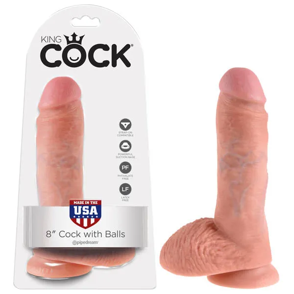 ShhhWndsr Dildos King Cock 8 Cock With Balls 203 cm 8 Dong