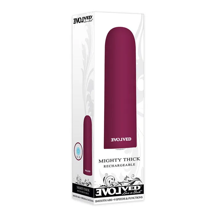 ShhhWndsr Female Sex Toys Evolved Mighty Thick Burgundy 9 cm USB Rechargeable Bullet ShhhWndsr Female Sex Toys Evolved Mighty Thick Burgundy 9 cm USB Rechargeable Bullet