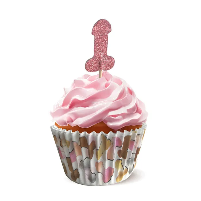 ShhhWndsr Male Sex Toys Glitterati Penis Party Cupcake Set ShhhWndsr Male Sex Toys Glitterati Penis Party Cupcake Set
