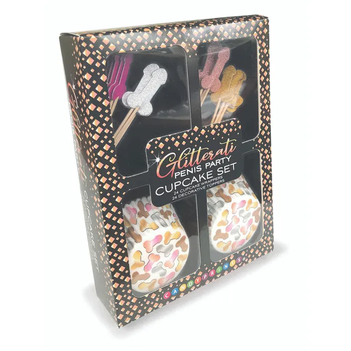 ShhhWndsr Male Sex Toys Glitterati Penis Party Cupcake Set ShhhWndsr Male Sex Toys Glitterati Penis Party Cupcake Set