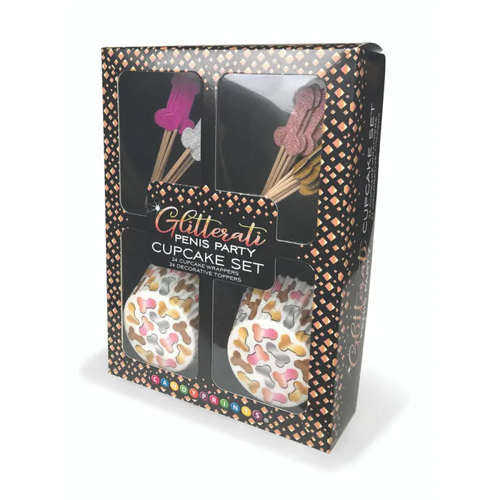 ShhhWndsr Male Sex Toys Glitterati Penis Party Cupcake Set ShhhWndsr Male Sex Toys Glitterati Penis Party Cupcake Set