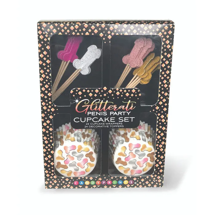 ShhhWndsr Male Sex Toys Glitterati Penis Party Cupcake Set ShhhWndsr Male Sex Toys Glitterati Penis Party Cupcake Set