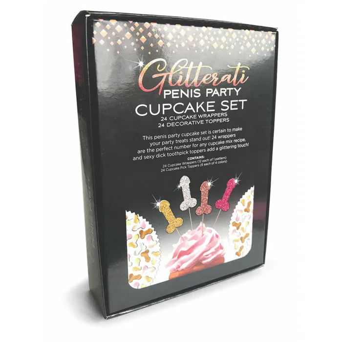 ShhhWndsr Male Sex Toys Glitterati Penis Party Cupcake Set ShhhWndsr Male Sex Toys Glitterati Penis Party Cupcake Set
