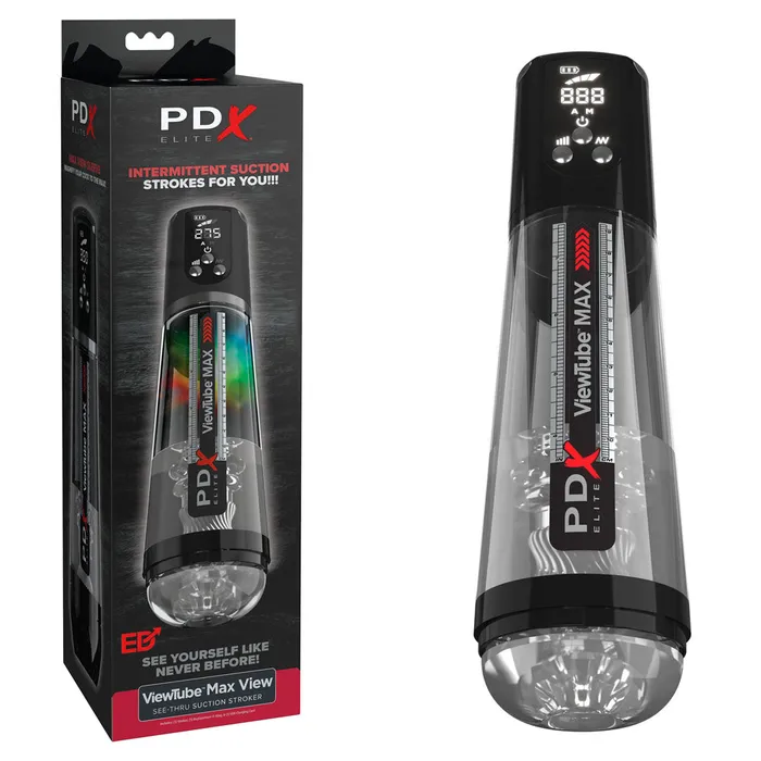 ShhhWndsr Male Sex Toys PDX Elite ViewTube MAX USB Rechargeable Suction Auto Stroker ShhhWndsr Male Sex Toys PDX Elite ViewTube MAX USB Rechargeable Suction Auto Stroker