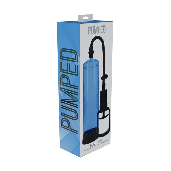 ShhhWndsr Male Sex Toys PUMPED Basic Pump 2 Blue Penis Pump ShhhWndsr Male Sex Toys PUMPED Basic Pump 2 Blue Penis Pump