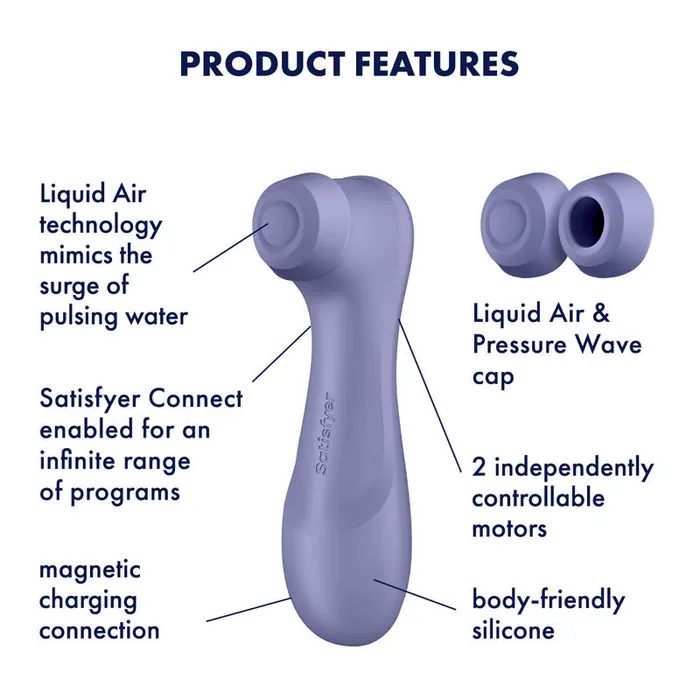 ShhhWndsr Satisfyer Pro 2 Gen 3 with APP Control Lilac TouchFree USBRechargeable Clit Stimulator Female Sex Toys ShhhWndsr Satisfyer Pro 2 Gen 3 with APP Control Lilac TouchFree USBRechargeable Clit Stimulator Female Sex Toys