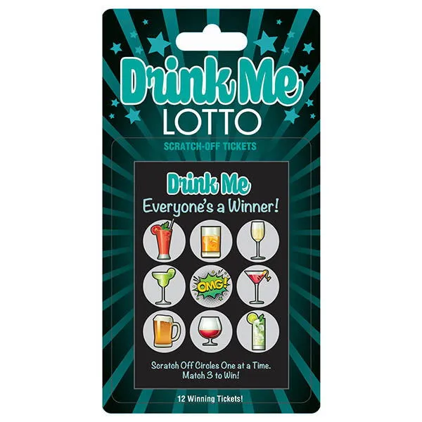 ShhhWndsr Vibrators Drink Me Lotto Party Scratcher