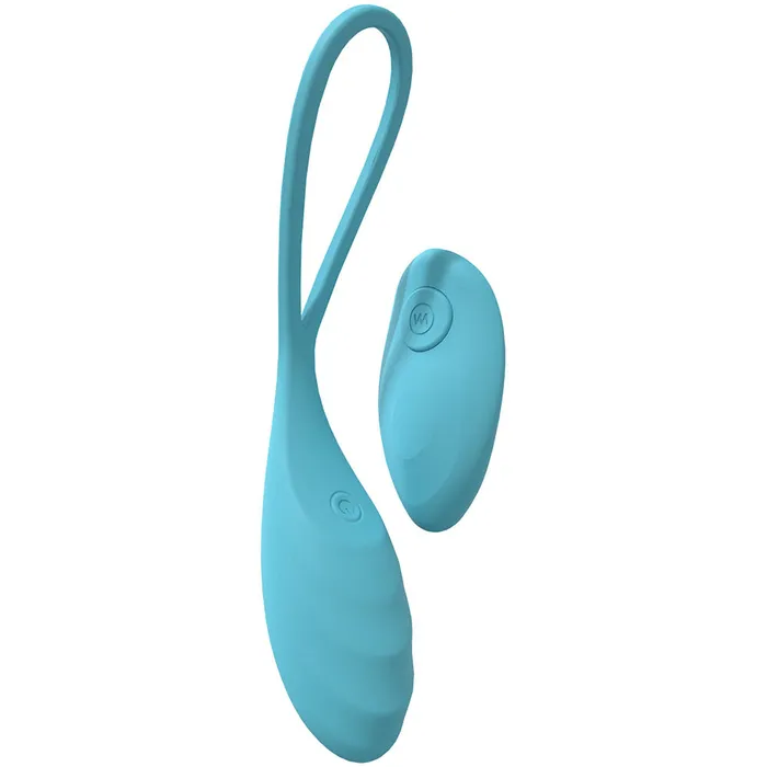 ShhhWndsr Vibrators LOVELINE Passion 10 Speed Remote Control Wearable Vibrating Egg Blue